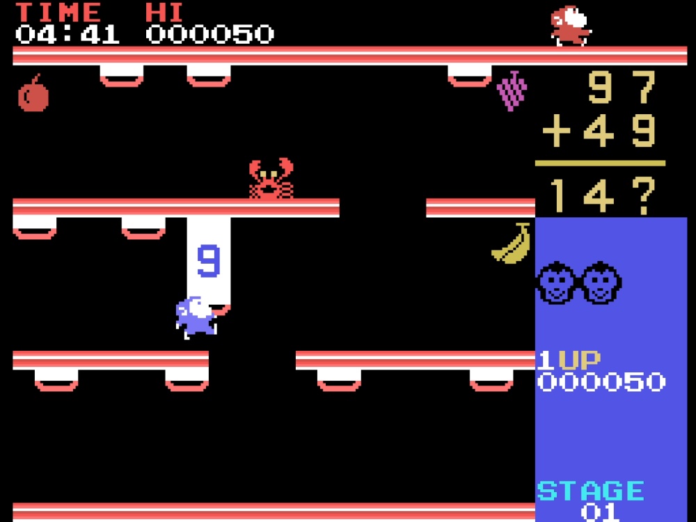 Gameplay of Monkey Academy for Colecovision